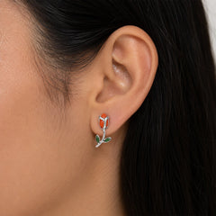 Aretes Drop Tulipán