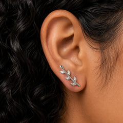 Aretes Loto Leaf